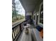 Relaxing outdoor balcony featuring a sitting area at 3165 Dogwood Dr # 106, Hapeville, GA 30354