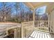 Charming porch view, showcasing a cozy outdoor space and private location at 3854 W Nancy Creek Ne Pl, Brookhaven, GA 30319