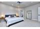Neutral main bedroom featuring carpet, ceiling fan, and plenty of light at 419 Mcinnes Se Cir, Marietta, GA 30060