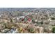 An aerial view shows the property nestled among trees in a residential neighborhood at 1137 Hardee Ne St # B, Atlanta, GA 30307