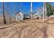 Backyard view of the property from a low angle at 2370 Huckleberry Ln, Lithia Springs, GA 30122