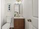 Stylish powder room featuring modern vanity and fixtures at 3165 Dogwood Dr # 108, Hapeville, GA 30354