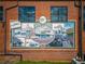 Historical mural painted on brick exterior in Hapeville showcasing the city's heritage at 3165 Dogwood Dr # 108, Hapeville, GA 30354