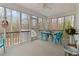 Screened porch with room for table and chairs at 51 Brookshire Ct, Dallas, GA 30157