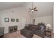 Comfortable living room with vaulted ceiling, ample seating, and a well-lit atmosphere at 58 Ashbury Cir, Dallas, GA 30157