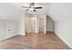 Large bedroom that opens up to a closet, the main bathroom, and another room at 602 Sandhill Hickory Level Rd, Carrollton, GA 30116