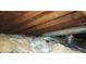 Well-insulated attic with wooden beams and ductwork ensuring energy efficiency at 3747 Southland Ct, Atlanta, GA 30344