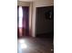 Living room features a window with purple curtains at 3747 Southland Ct, Atlanta, GA 30344