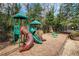 Community playground featuring slides, climbing structures, and a swing, perfect for ' outdoor fun at 6700 Roswell Rd # 32C, Atlanta, GA 30328