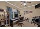 This home office has natural light, stylish furniture and decor at 2295 Hemrick Rd, Cumming, GA 30041