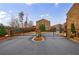 Community entrance gate providing secure access to the neighborhood at 3152 Quinn Pl, Atlanta, GA 30341