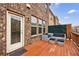 Cozy outdoor living space with comfortable seating, privacy screen, and wood deck at 3152 Quinn Pl, Atlanta, GA 30341