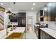 Stylish kitchen with a large island, modern appliances, and sleek countertops at 3773 Galdway Dr, Snellville, GA 30039