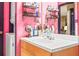 Functional bathroom with a stackable washer and dryer, maximizing space and convenience at 3091 Colonial Way # D4, Atlanta, GA 30341