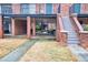 Brick walkway leads to covered parking and private entrances at 3091 Colonial Way # D4, Atlanta, GA 30341