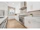 Well-equipped kitchen with stainless steel appliances, white cabinets, and a stylish backsplash for cooking at 1137 Hardee Ne St # A, Atlanta, GA 30316