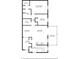 Detailed floor plan showcasing the layout of the house, including room dimensions and balcony at 801 Cumberland Se Ct, Smyrna, GA 30080