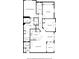 Detailed floor plan showcasing the layout of the home at 3777 Peachtree Ne Rd # 733, Atlanta, GA 30319