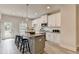 Modern kitchen features granite countertops, stainless steel appliances, and a center island at 5473 Blossomwood Sw Trl, Mableton, GA 30126