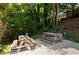 Outdoor picnic area with tables and grills offers a relaxing space for residents to enjoy at 5 Spring Green Pl, Atlanta, GA 30318