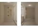 Luxurious bathroom featuring a frameless glass shower and modern gold fixtures at 60 Douglas Se St, Atlanta, GA 30317