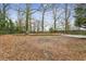 Expansive backyard with a mix of open space and mature trees, offering privacy at 1472 Norman Berry Dr, Atlanta, GA 30344