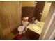 Bathroom with toilet, bathtub, tiled walls, shower curtain and vanity with a sink at 2726 Evans Mill Dr, Lithonia, GA 30058