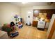 Functional kitchen with tile flooring and convenient access to the outside at 2726 Evans Mill Dr, Lithonia, GA 30058