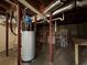 Unfinished basement with utility connections and room for storage or workshop at 5862 Kitchens Se Rd, Mableton, GA 30126