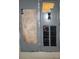 Electrical panel box, shows wiring, breakers and amperage details at 3005 Flat Shoals Rd, Atlanta, GA 30349