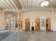 Classic elevator lobby with gold elevators and vintage mailboxes and other historical elements at 57 Forsyth Nw St # 14D, Atlanta, GA 30303