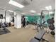 Shared gym space with a variety of exercise machines and free weights at 57 Forsyth Nw St # 14D, Atlanta, GA 30303