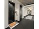 Hallway featuring a welcome mat at a unit entrance and recessed lighting at 57 Forsyth Nw St # 14D, Atlanta, GA 30303