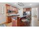 Kitchen featuring wood cabinets, granite countertops, and stainless steel appliances at 4651 Oakleigh Manor Dr, Powder Springs, GA 30127