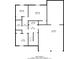 Detailed floor plan of the home's first floor including garage, bedrooms, and bathroom at 6557 Snow Bird Ln, Douglasville, GA 30134