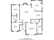 Detailed floor plan of the home's second floor including bedrooms, kitchen, and living room at 6557 Snow Bird Ln, Douglasville, GA 30134