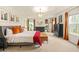 Spacious main bedroom with carpet, light fixture, and lots of closet space at 2713 Serena Way, South Fulton, GA 30331