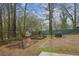 A spacious backyard featuring a small garden and grill at 3180 Vine Cir, Decatur, GA 30033