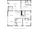 Detailed floor plan showcasing the layout of the home, including bedrooms, bathrooms, and living spaces at 3180 Vine Cir, Decatur, GA 30033