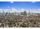 Panoramic aerial view showcasing the cityscape with buildings and a charming neighborhood at 343 8Th Street Ne # E2, Atlanta, GA 30309