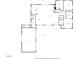 Detailed floor plan of main level including kitchen, living room, bedrooms, bathrooms, and garage at 4230 N Elizabeth Se Ln, Atlanta, GA 30339