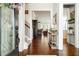 Entry way with hard wood floors, staircase, and elegant decor at 515 Windy Ridge Ct, Canton, GA 30114