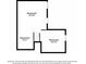 Floorplan of the basement featuring three rooms with dimensions listed at 8542 Lakemeadow Dr, Union City, GA 30291