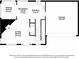 Layout of the first floor that includes a dining and living room at 8542 Lakemeadow Dr, Union City, GA 30291