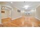 Large bedroom showcasing hardwood floors and doorways to additional rooms at 3201 Hobsons Ridge Nw Trl, Acworth, GA 30101