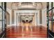 Grand foyer with soaring ceilings, hardwood floors, and open view to the living area at 3201 Hobsons Ridge Nw Trl, Acworth, GA 30101