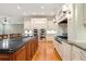 Well-equipped kitchen boasts granite countertops, double ovens, and spacious island at 3201 Hobsons Ridge Nw Trl, Acworth, GA 30101