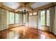 Bright, airy bedroom with beautiful windows and trim work at 4000 Conway Valley Nw Rd, Atlanta, GA 30327