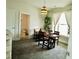 Cozy dining room featuring a view of the bathroom and a pendant light at 4188 Gunnerson Ln, Kennesaw, GA 30152