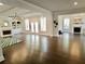 Spacious living room with hardwood floors, fireplace, and ample natural light at 4188 Gunnerson Ln, Kennesaw, GA 30152